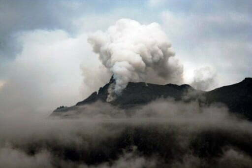 Mount Sinabung in Karo Fotoquelle: Jakarta Post
