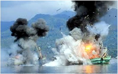 Indonesien versenkt ausländische Fischerboote