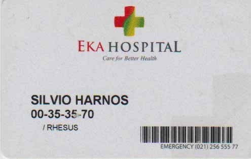 EKA Hospital Registrierungskarte