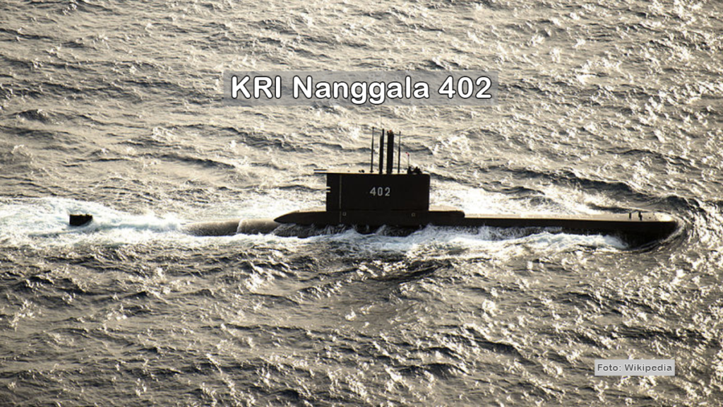 Vermisstes indonesisches U-Boot KRI Nanggala 402 in drei Teile zerbrochen gefunden